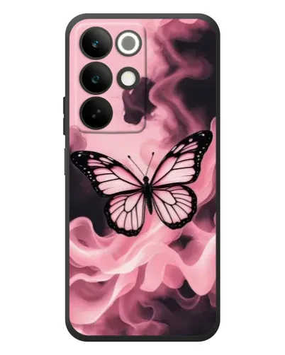 Чехол для Realme C85 с картинкой «Бабочка в дыму»