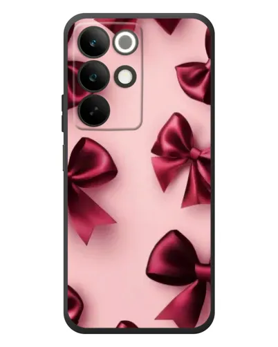 Чехол для Realme C85 с картинкой «Бордовый атлас»