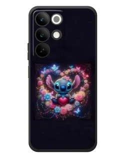 Чехол для Realme C85 с картинкой «Stitch в цветах» Чехол для Realme C85 с картинкой «Stitch в цветах»