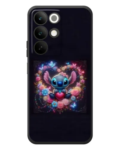 Чехол для Realme C85 с картинкой «Stitch в цветах» Чехол для Realme C85 с картинкой «Stitch в цветах»