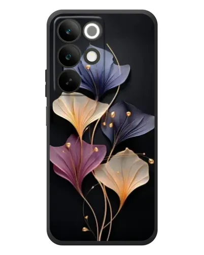 Чехол для Realme C85 с картинкой «Лиловые цветы грации»