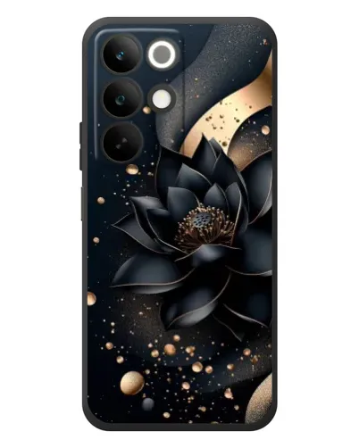 Чехол для Realme C85 с картинкой «Черный лотос»