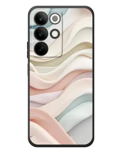 Чехол для Realme C85 с картинкой «Пастельные нежные волны»