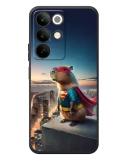 Чехол для Realme C85 с картинкой «Капи-мен супергерой»