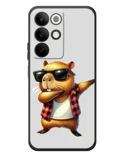 Чехол для Realme C85 с картинкой «Капибара рэпер даб»