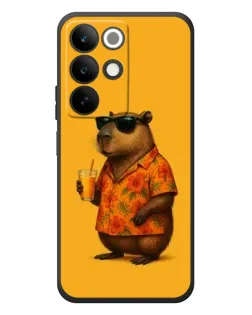 Чехол для Realme C85 с картинкой «Капибара на отдыхе»