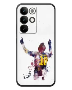 Чехол для Realme C85 с картинкой «Акварельный Месси Барселона»