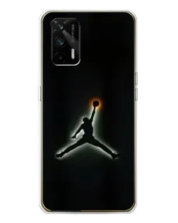 Чохол для Realme GT 5G з картинкою «Jordan Gradient Logo»