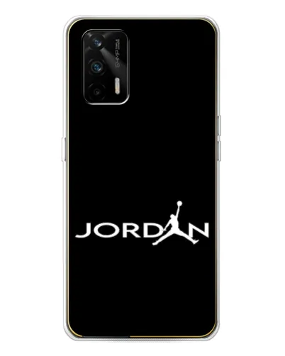 Чехол для Realme GT 5G с картинкой «Jordan White Logo» Чехол для Realme GT 5G с картинкой «Jordan White Logo»