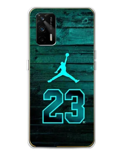 Чехол для Realme GT 5G с картинкой «Jordan Cyan 23» Чехол для Realme GT 5G с картинкой «Jordan Cyan 23»
