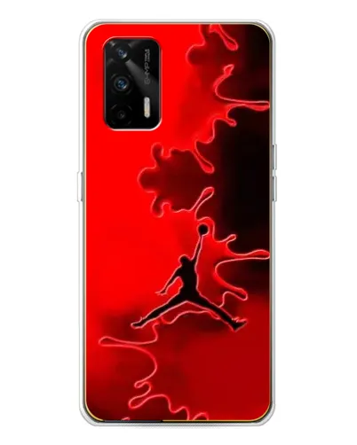 Чехол для Realme GT 5G с картинкой «Jordan Red Smoke» Чехол для Realme GT 5G с картинкой «Jordan Red Smoke»