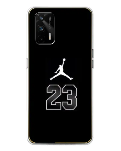 Чехол для Realme GT 5G с картинкой «Jordan Flight 23» Чехол для Realme GT 5G с картинкой «Jordan Flight 23»