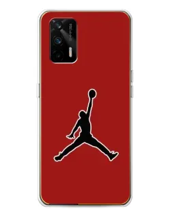 Чохол для Realme GT 5G з картинкою «Jordan Red Back»