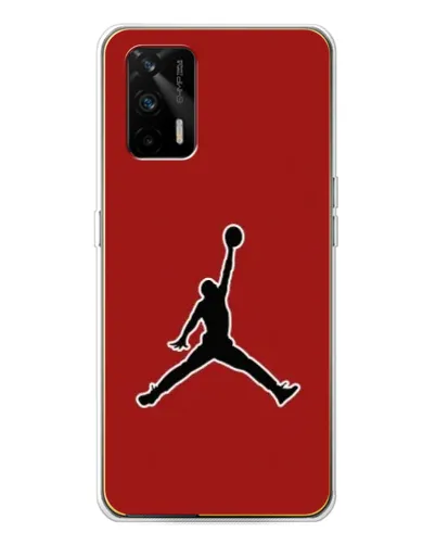 Чехол для Realme GT 5G с картинкой «Jordan Red Back» Чехол для Realme GT 5G с картинкой «Jordan Red Back»