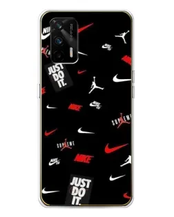 Чохол для Realme GT 5G з картинкою «Nike Mix Pattern»