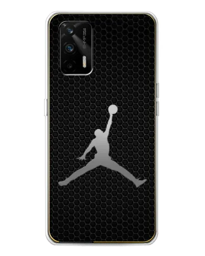 Чехол для Realme GT 5G с картинкой «Jordan Dark Carbon» Чехол для Realme GT 5G с картинкой «Jordan Dark Carbon»