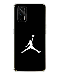 Чохол для Realme GT 5G з картинкою «Jordan Silhouette»