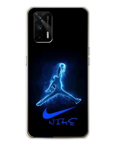 Чехол для Realme GT 5G с картинкой «Jordan Neon Blue» Чехол для Realme GT 5G с картинкой «Jordan Neon Blue»