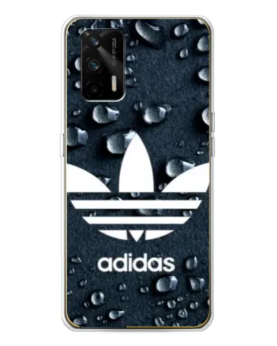 Чехол для Realme GT 5G с картинкой «Adidas Trefoil Blue» Чехол для Realme GT 5G с картинкой «Adidas Trefoil Blue»