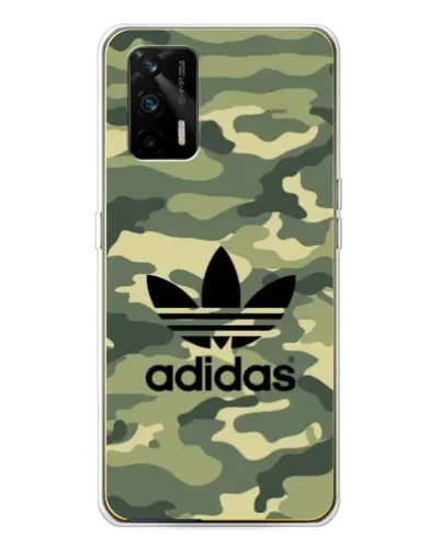 Чехол для Realme GT 5G с картинкой «Милитари стиль Adidas» Чехол для Realme GT 5G с картинкой «Милитари стиль Adidas»