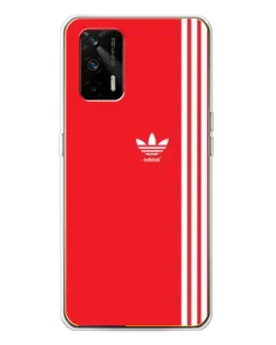 Чехол для Realme GT 5G с картинкой «Красный минимализм Adidas» Чехол для Realme GT 5G с картинкой «Красный минимализм Adidas»