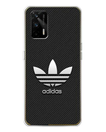 Чехол для Realme GT 5G с картинкой «Adidas Карбоновая текстура» Чехол для Realme GT 5G с картинкой «Adidas Карбоновая текстура»