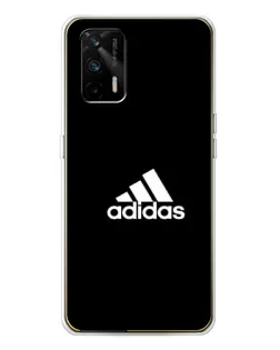 Чехол для Realme GT 5G с картинкой «Черная классика Adidas»