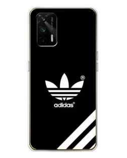 Чехол для Realme GT 5G с картинкой «Adidas с диагональными полосами»
