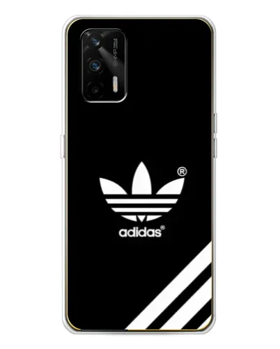 Чехол для Realme GT 5G с картинкой «Adidas с диагональными полосами» Чехол для Realme GT 5G с картинкой «Adidas с диагональными полосами»