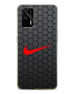 Чохол для Realme GT 5G з картинкою «Nike — карбонова сітка» Чохол для Realme GT 5G з картинкою «Nike — карбонова сітка»