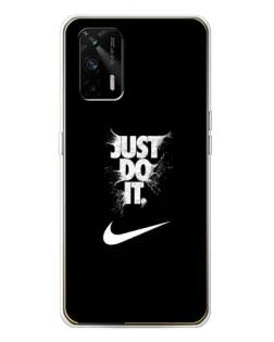 Чохол для Realme GT 5G з картинкою «Текстовий принт Nike» Чохол для Realme GT 5G з картинкою «Текстовий принт Nike»