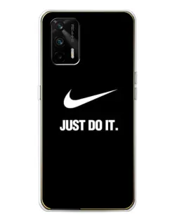 Чохол для Realme GT 5G з картинкою «Класичний принт Nike» Чохол для Realme GT 5G з картинкою «Класичний принт Nike»