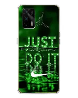 Чохол для Realme GT 5G з картинкою «Зелений неоновий Nike» Чохол для Realme GT 5G з картинкою «Зелений неоновий Nike»