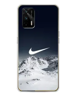 Чохол для Realme GT 5G з картинкою «Nike — зимові гори» Чохол для Realme GT 5G з картинкою «Nike — зимові гори»