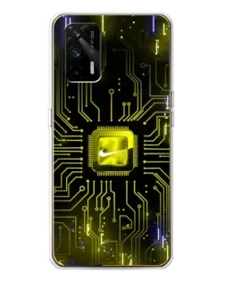 Чохол для Realme GT 5G з картинкою «Nike — золота іскра» Чохол для Realme GT 5G з картинкою «Nike — золота іскра»