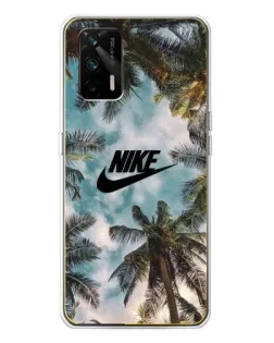 Чохол для Realme GT 5G з картинкою «Тропічний принт Nike» Чохол для Realme GT 5G з картинкою «Тропічний принт Nike»