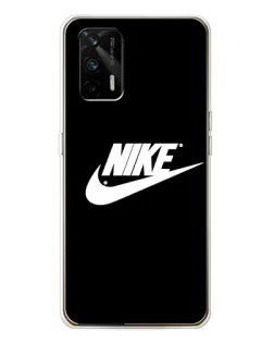 Чохол для Realme GT 5G з картинкою «Мазки фарби Nike» Чохол для Realme GT 5G з картинкою «Мазки фарби Nike»