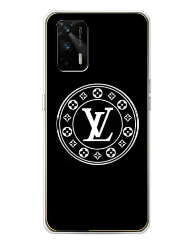 Чехол для Realme GT 5G с картинкой «LV — печать стиля»