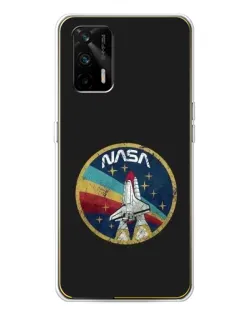 Чехол для Realme GT 5G с картинкой «NASA — эмблема миссии»
