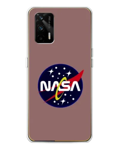 Чехол для Realme GT 5G с картинкой «NASA — ретро космос» Чехол для Realme GT 5G с картинкой «NASA — ретро космос»