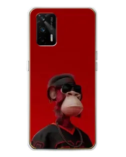 Чохол для Realme GT 5G з картинкою «Bored Ape в червоному» Чохол для Realme GT 5G з картинкою «Bored Ape в червоному»
