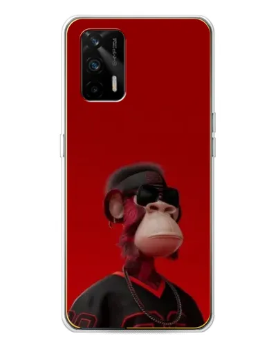 Чехол для Realme GT 5G с картинкой «Bored Ape в красном» Чехол для Realme GT 5G с картинкой «Bored Ape в красном»