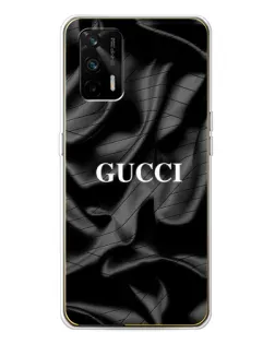 Чехол для Realme GT 5G с картинкой «Gucci — шелковые волны»