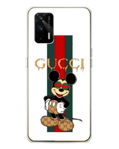 Чехол для Realme GT 5G с картинкой «Микки Маус Gucci — полосы» Чехол для Realme GT 5G с картинкой «Микки Маус Gucci — полосы»