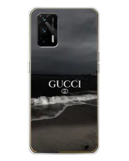 Чехол для Realme GT 5G с картинкой «Gucci — морской прибой»