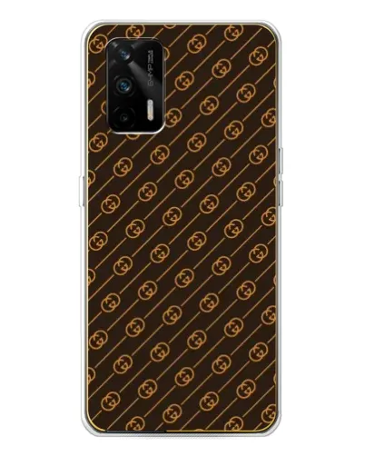 Чехол для Realme GT 5G с картинкой «Gucci — золотые диагонали» Чехол для Realme GT 5G с картинкой «Gucci — золотые диагонали»