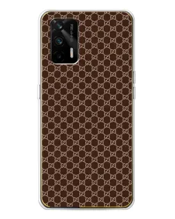 Чехол для Realme GT 5G с картинкой «Gucci — шоколадная сетка»