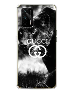Чехол для Realme GT 5G с картинкой «Gucci — дикая природа»