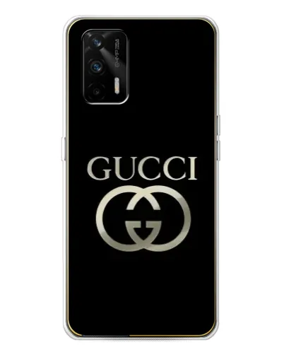 Чехол для Realme GT 5G с картинкой «Gucci — золото на черном» Чехол для Realme GT 5G с картинкой «Gucci — золото на черном»