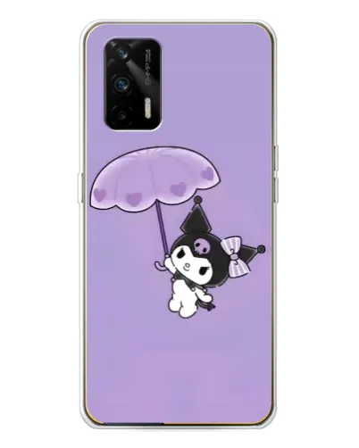 Чехол для Realme GT 5G с картинкой «Kuromi с зонтиком»